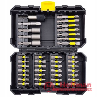 Końcówki do wkrętaków udarowych - Zestaw bitów | 40 elementów WMA140