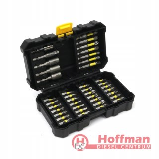 Końcówki do wkrętaków udarowych - Zestaw bitów | 40 elementów WMA140