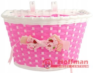 Kosz rowerowy przedni 2K 175040 różowy