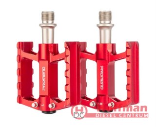 Pedały platformowe PROMEND ultralight ALU czerwone