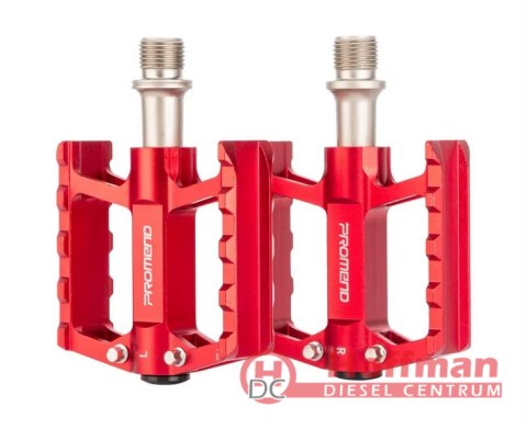 Pedały platformowe PROMEND ultralight ALU czerwone
