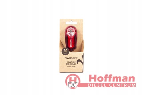 Tylna Lampka Rowerowa Oświetlenie Rowerowe Wilier BL-R03B Mocna !