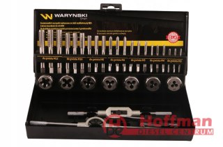 Zestaw narzynek i gwintowników ze stali HSS M3-M12 32 el Waryński [WMG032]