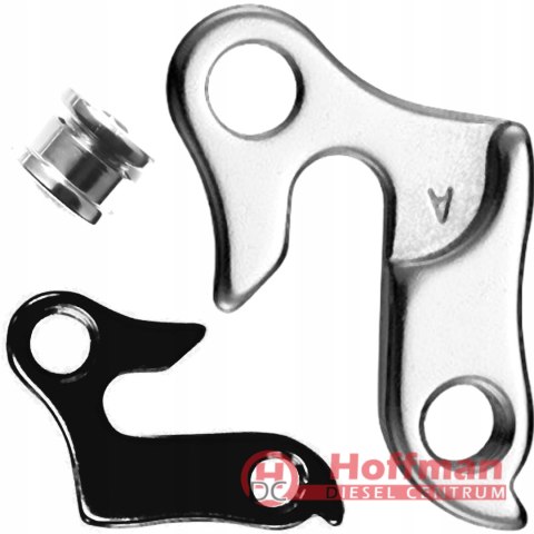 Hak do ramy przerzutki Italbike aluminiowy srebrny 15 g