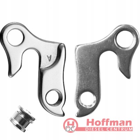 Hak do ramy przerzutki Italbike aluminiowy srebrny 15 g