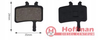 Klocki CORSAR półmetaliczne AVID BB7 JUICY 5