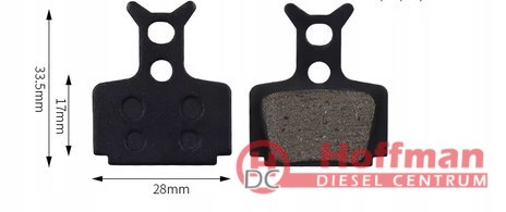 Klocki CORSAR półmetaliczne do Formula ONE R1 RX MEGA