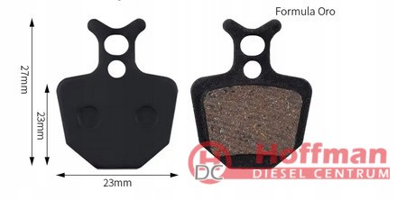 Klocki tarczowe CORSAR Formula Oro półmetaliczne super jakość