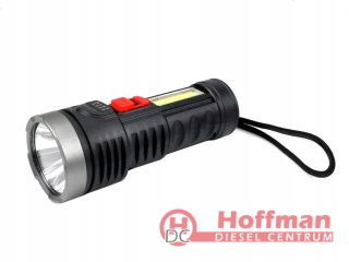 Latarka uniwersalna obudowa z ABS diody LED XPE COB 250 lm z funkcją warszt