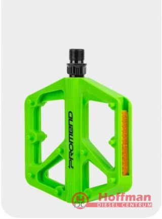Pedały platformowe PROMEND zielone NYLON jakość GREEN