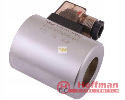 Cewka dzielnika elektrozaworu 12V DC 48W Waryński automat