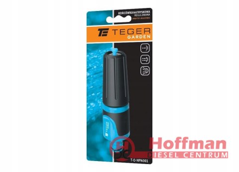 Końcówka ogrodowa natryskowa regulowana / TEGER TEGER T-O-NPN001 o
