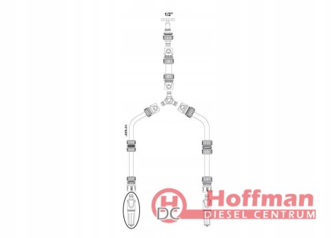 Końcówka ogrodowa natryskowa regulowana / TEGER TEGER T-O-NPN001 o