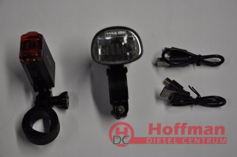 Oświetlenie lampki rowerowe Lifebee akumulator usb