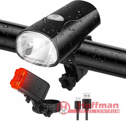 Oświetlenie lampki rowerowe Lifebee akumulator usb