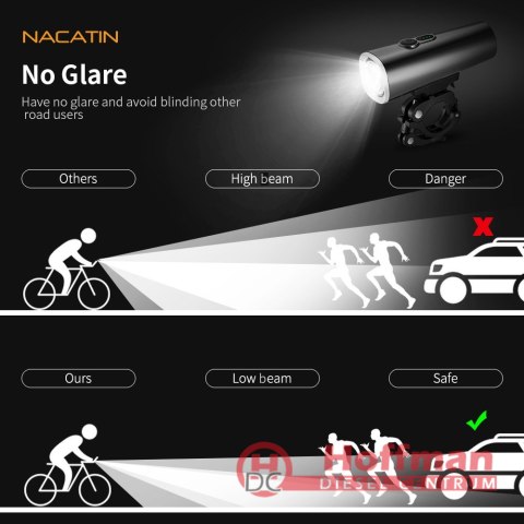 Oświetlenie lampki rowerowe Lifebee akumulator usb