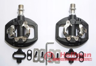 Pedały rowerowe PROMEND PD-F91 zatrzaskowe SPD platformowe uniwersalne