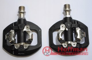 Pedały rowerowe PROMEND PD-F91 zatrzaskowe SPD platformowe uniwersalne